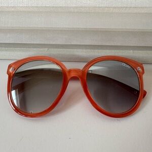 Quay Australia Women's Orange high tea Sunglasses